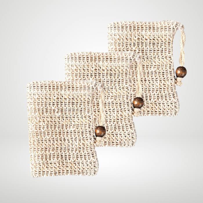 bolsita sisal zero waste x3